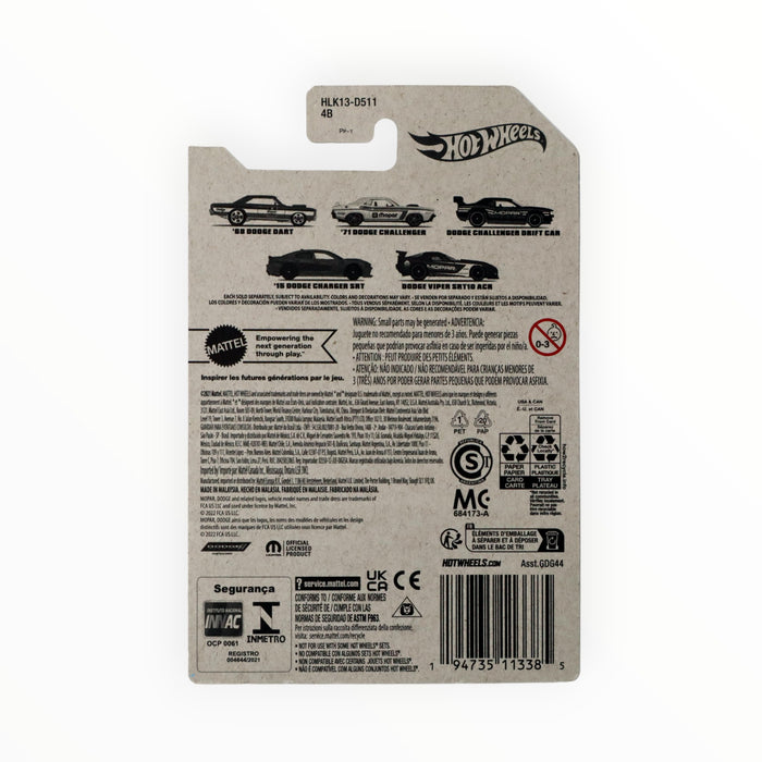 Hot Wheels Dodge Challenger Drift Car - Mopar (2022) 3/5