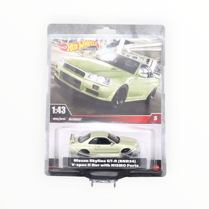 Hot Wheels Nissan Skyline GT-R (BNR34) V·spec II Nür with NISMO Parts‎ - Premium 1:43 (2023) #5