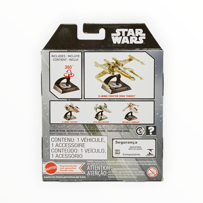Hot Wheels X-Wing Fighter (Red Three) (Chase) Star Wars Starships Select (2023) #18