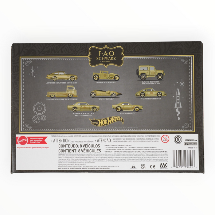 Hot Wheels FAO Schwarz Gold Multipack - Special Edition (2022)