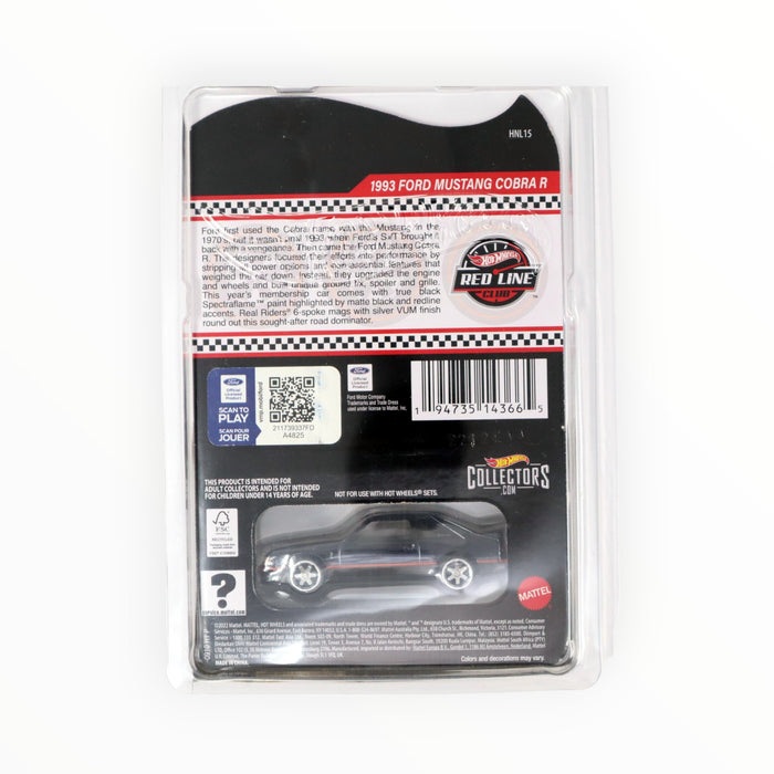 Hot Wheels 1993 Ford Mustang Cobra R - RLC (2023)