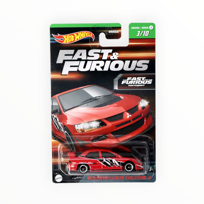 Hot Wheels Mitsubishi Lancer Evolution IX - Fast & Furious (2023) 3/10