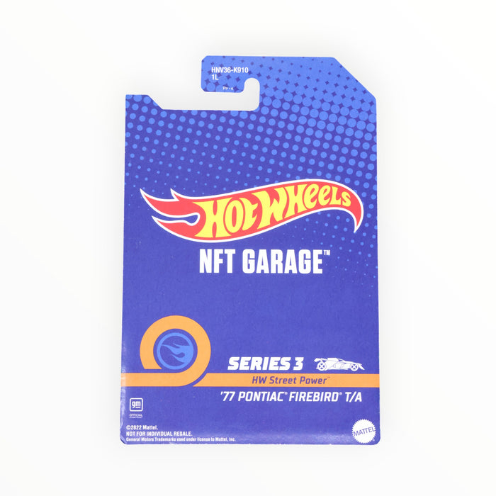 Hot Wheels '77 Pontiac Firebird T/A - NFT Garage (2022) #51