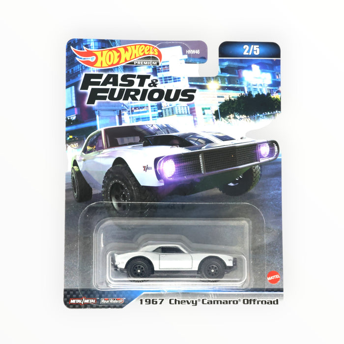 Hot Wheels 1967 Chevy Camaro Offroad - Fast & Furious Premium (2023)