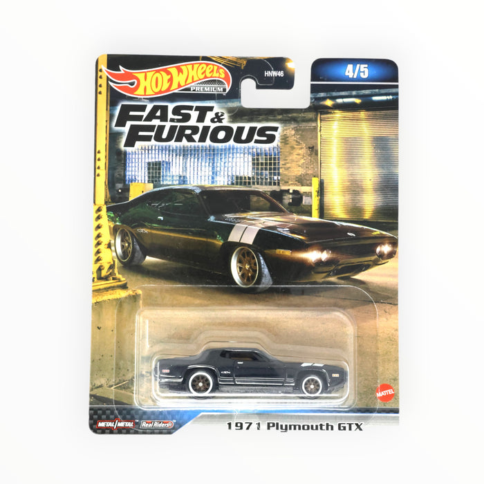 Hot Wheels 1971 Plymouth GTX - Fast & Furious Premium (2023)