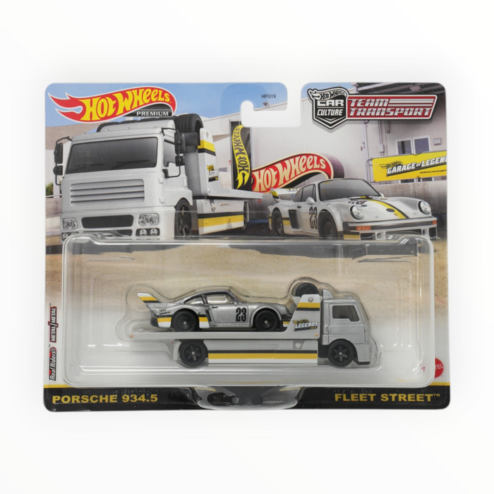 Hot Wheels Porsche 934.5 / Fleet Street - Car Culture: Team Transport (2023)