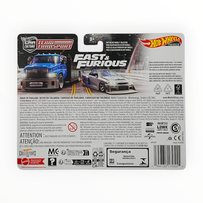 Hot Wheels LB-ER34 Super Silhouette Nissan Skyline / Carry On (Fast & Furious) Car Culture: Team Transport (2023)