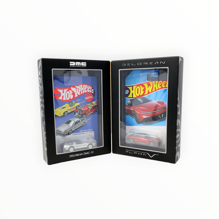 Hot Wheels DeLorean Alpha5 / '81 DeLorean DMC-12 (DeLorean Collector Set) Mattel Creations (2022)