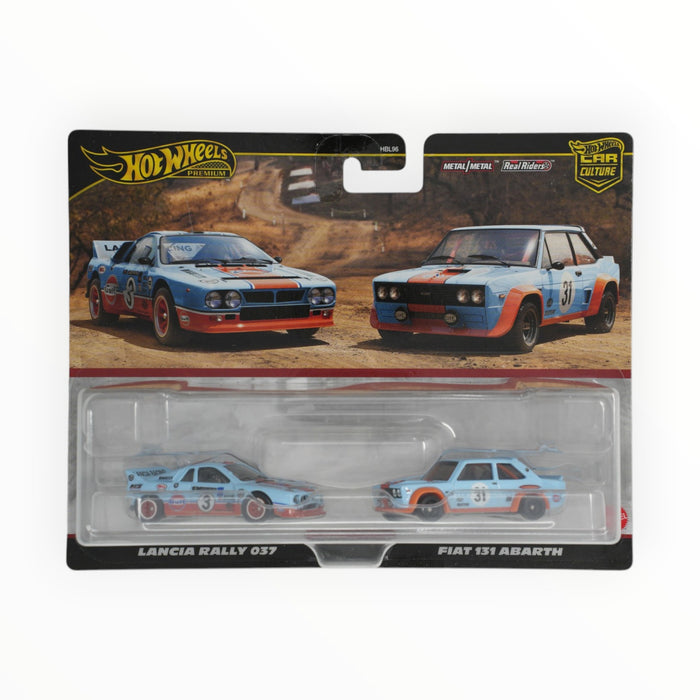 Hot Wheels Lancia Rally 037 / Fiat 131 Abarth (Italian Rally) Car Culture 2-Packs (2024)