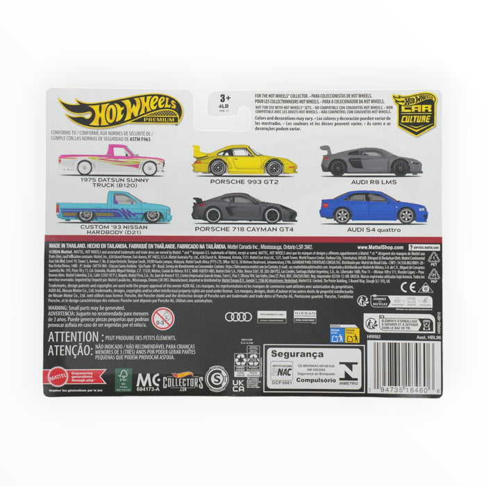 Hot Wheels Porsche 993 GT2 / Porsche 718 Cayman GT4 - Car Culture 2-Packs (2024)
