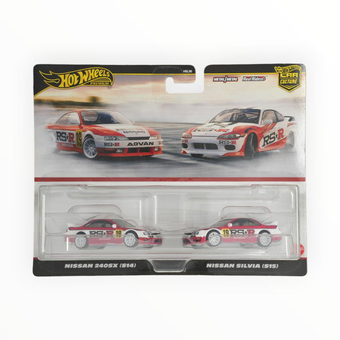 Hot Wheels Nissan 240SX (S14) / Nissan Silvia (S15) - Car Culture 2-Packs (2024)