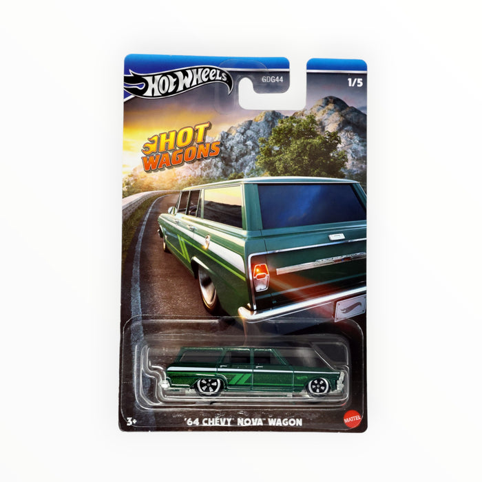 Hot Wheels '64 Chevy Nova Wagon - Hot Wagons (2024) 1/5