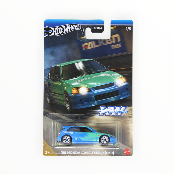 Hot Wheels '99 Honda Civic Type R (EK9) - HW Speed Graphics (2024) 1/5