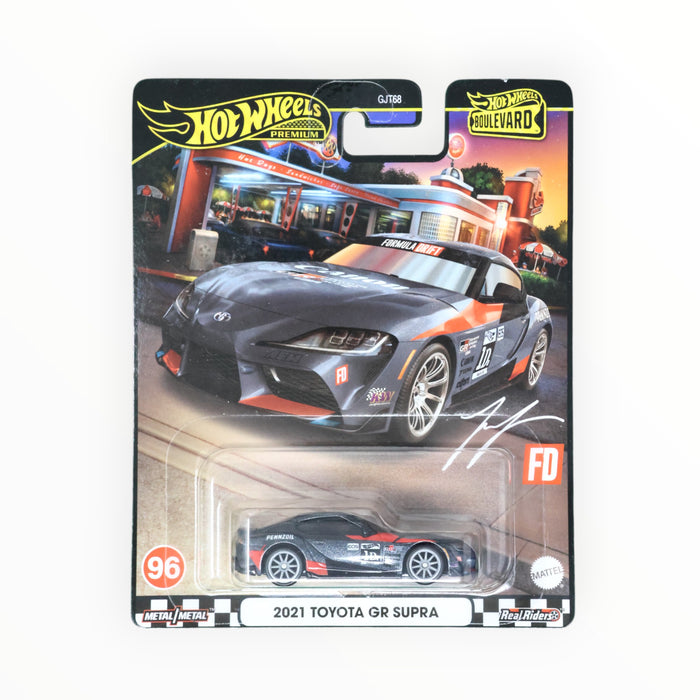 Hot Wheels 2021 Toyota GR Supra - Hot Wheels Boulevard (2024) #96