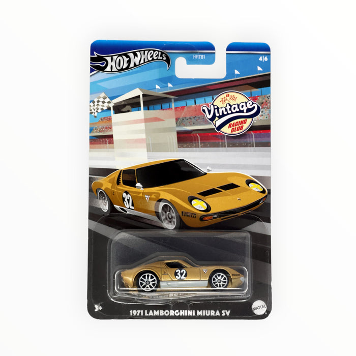 Hot Wheels 1971 Lamborghini Miura SV - Vintage Racing Club (2024) 4/6