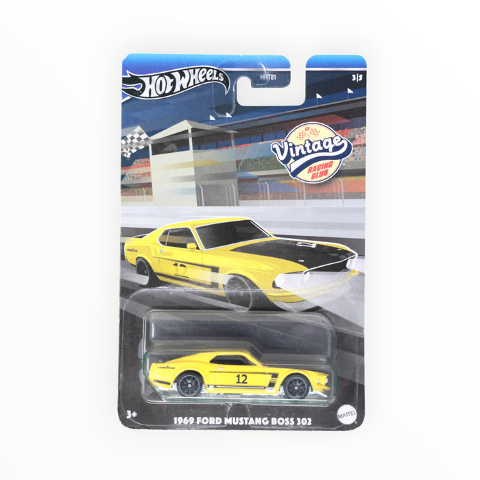 Hot Wheels 1969 Ford Mustang Boss 302 - Vintage Racing Club (2024) 3/5
