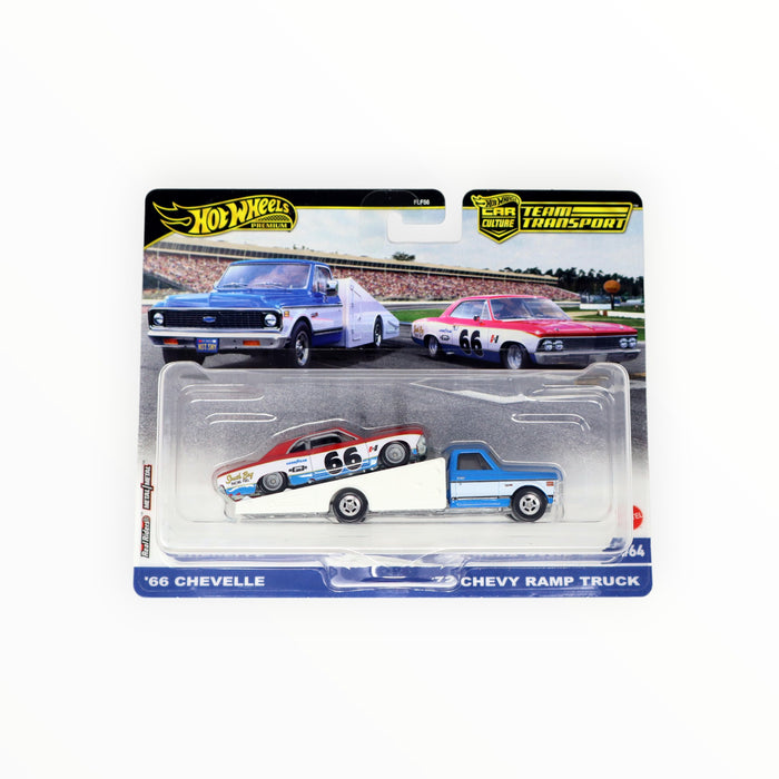 Hot Wheels '66 Chevelle / '72 Chevy Ramp Truck - Car Culture: Team Transport (2024)