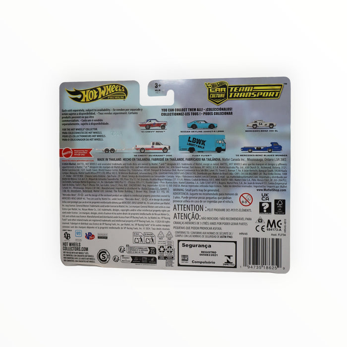 Hot Wheels Nissan Skyline 2000GT-R LBWK / Fleet Flyer - Car Culture: Team Transport (2024) #69