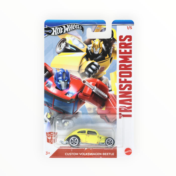 Hot Wheels Custom Volkswagen Beetle (Bumblebee) Transformers (2024) 1/5