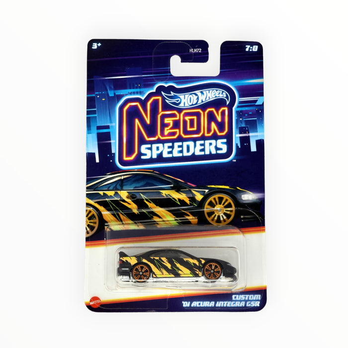 Hot Wheels Custom '01 Acura Integra GSR - Neon Speeders (2024) 7/8