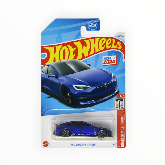 Hot Wheels Tesla Model S Plaid - Mainline (2024) 238/250