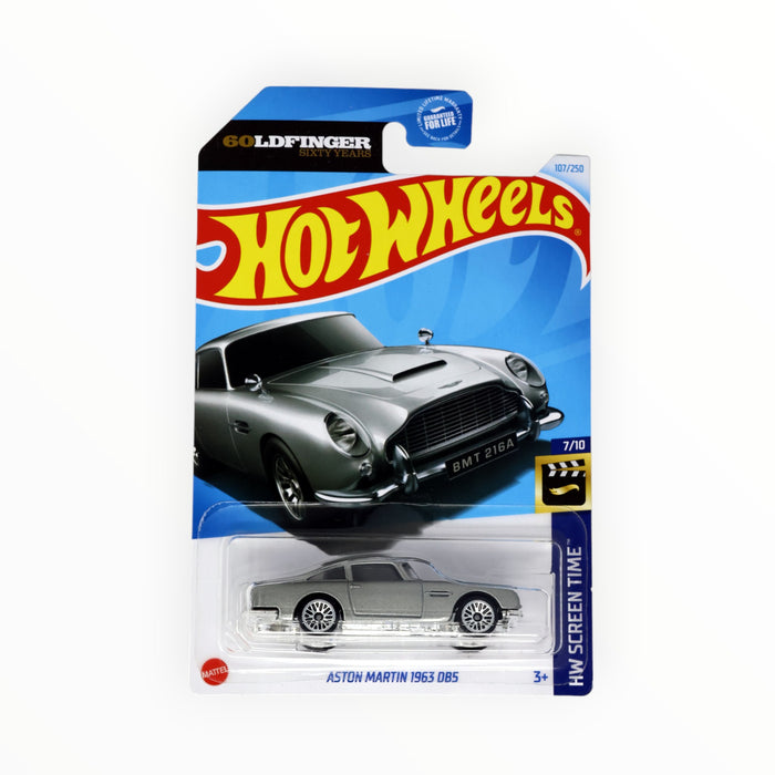 Hot Wheels Aston Martin 1963 DB5 (Goldfinger 60 Years) Mainline (2024) 107/250