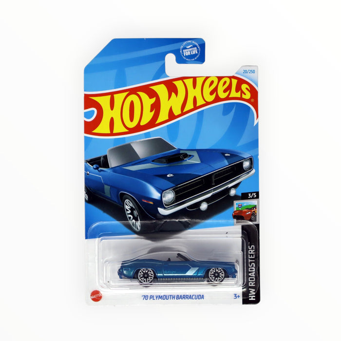 Hot Wheels '70 Plymouth Barracuda - Mainline (2024) 20/250