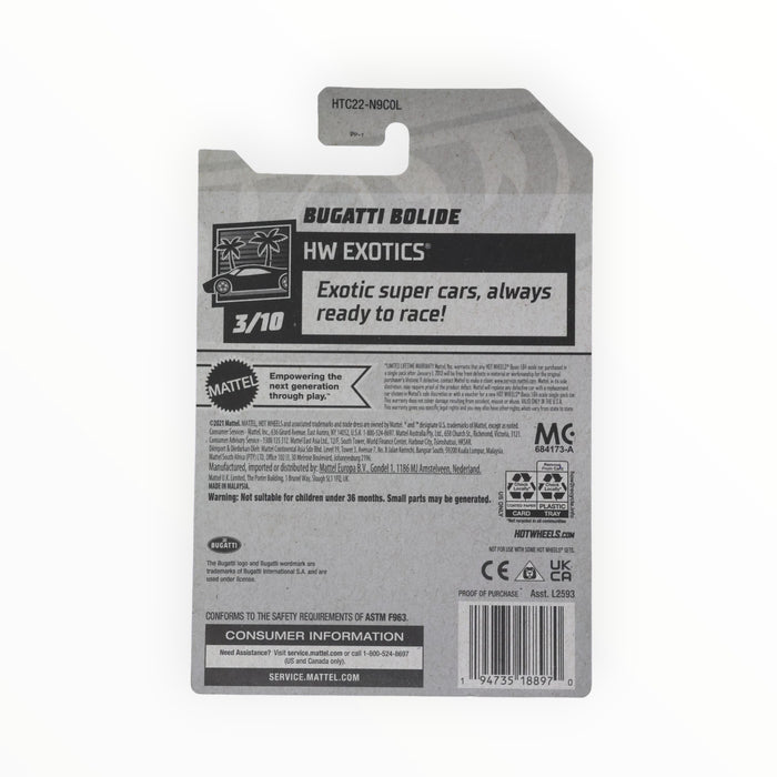 Hot Wheels Bugatti Bolide - Mainline (2024) 185/250