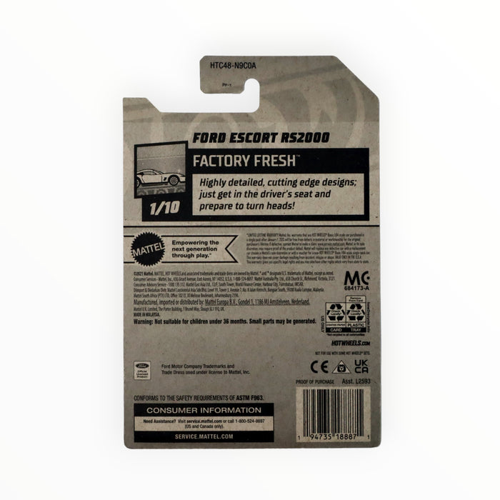 Hot Wheels Ford Escort RS2000 - Mainline (2024) 23/250