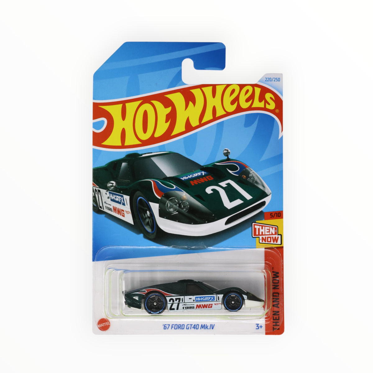 Hot Wheels 1/64 Ford GT Mainline 2025 #4/5 - Neuf