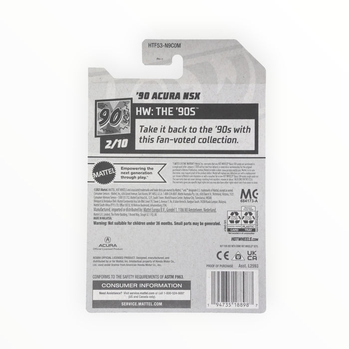 Hot Wheels '90 Acura NSX - Mainline (2024) 175/250