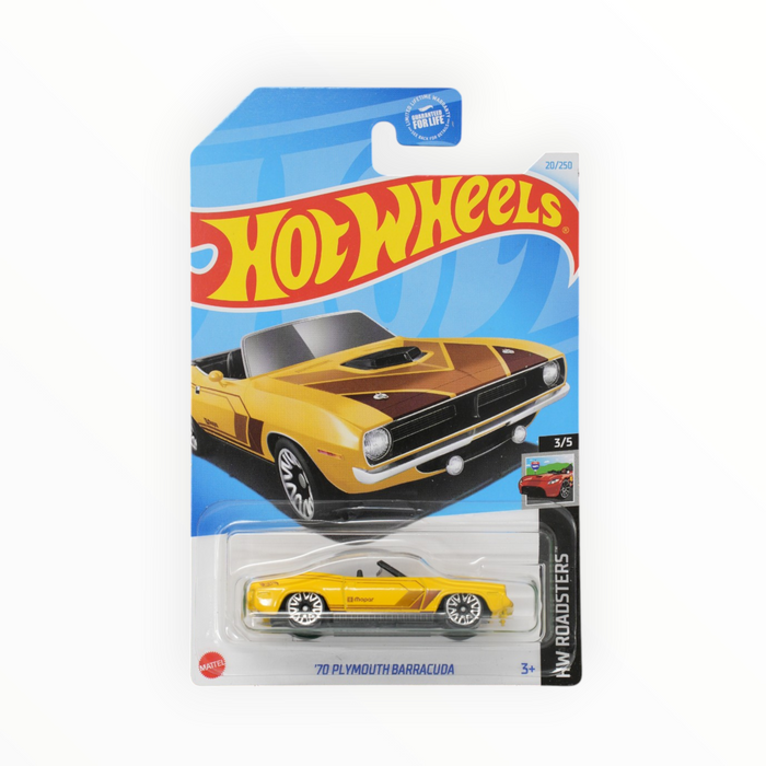 Hot Wheels '70 Plymouth Barracuda - Mainline (2024) 20/250
