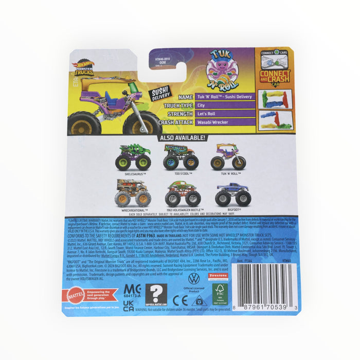 Hot Wheels Tuk 'N' Roll - Sushi Delivery - Monster Trucks (2024)