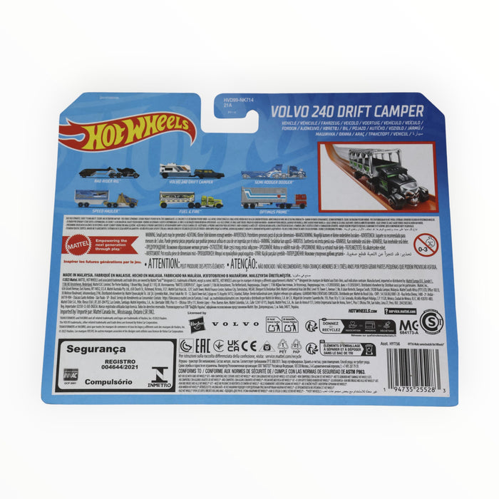 Hot Wheels Volvo 240 Drift Camper - Track Fleet (2024)