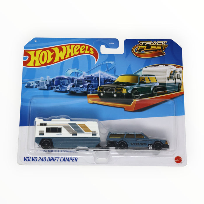 Hot Wheels Volvo 240 Drift Camper - Track Fleet (2024)