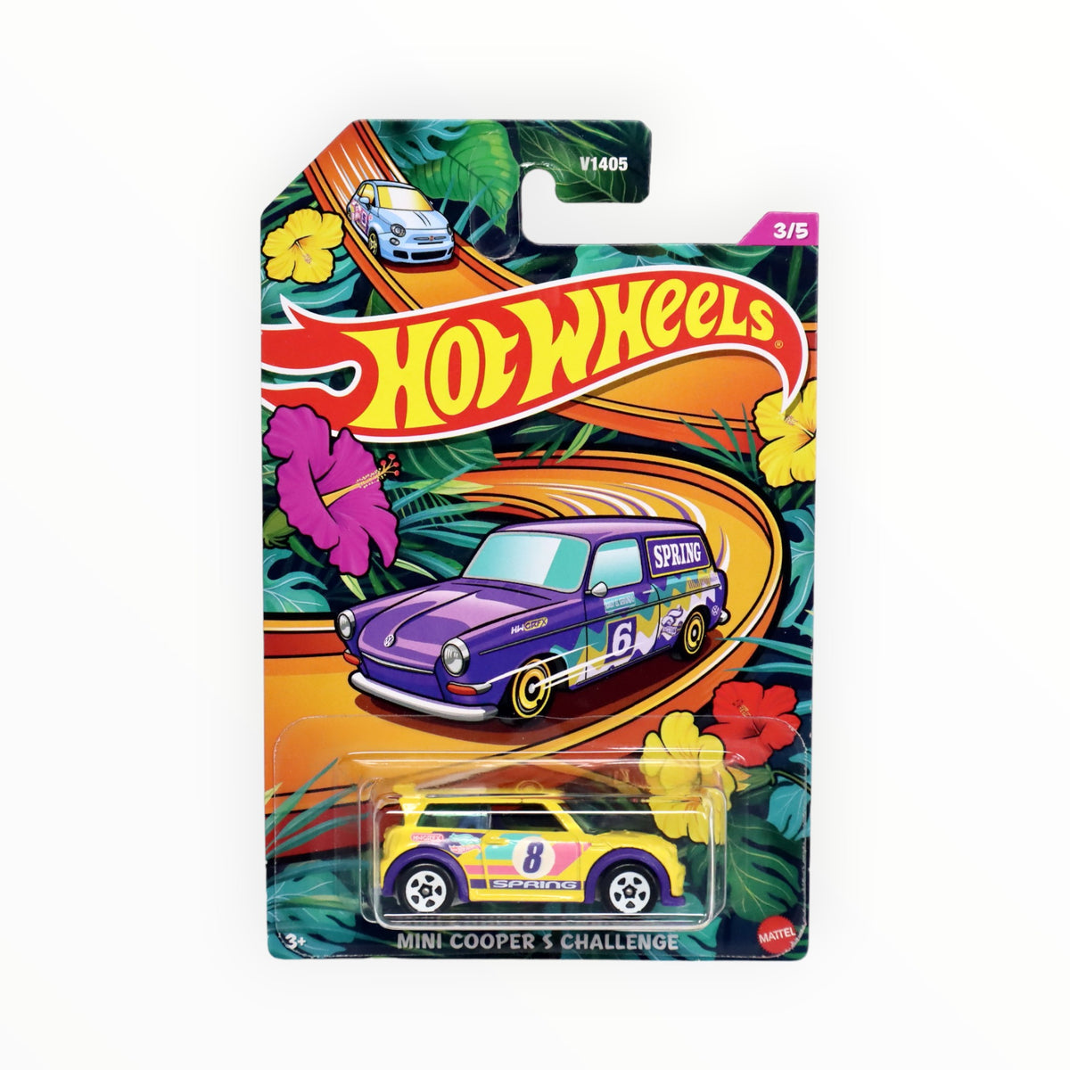 Hot Wheels Mini Cooper S Challenge (Yellow w/ 5SP's) - Spring Series ...