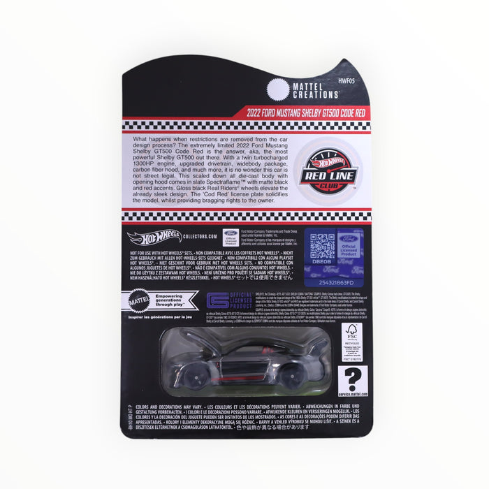Hot Wheels 2022 Ford Mustang Shelby GT500 Code Red - RLC (2024)