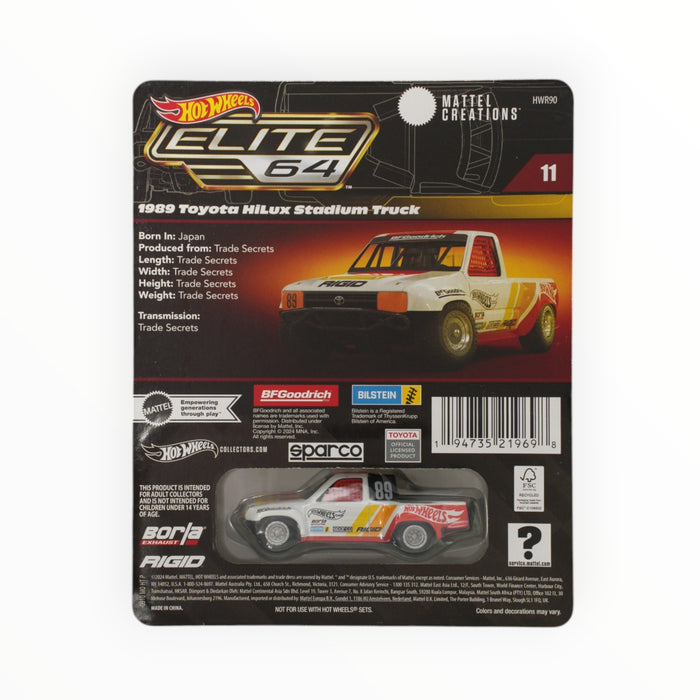 Hot Wheels 1989 Toyota HiLux Stadium Truck - Elite 64 (2024) #11