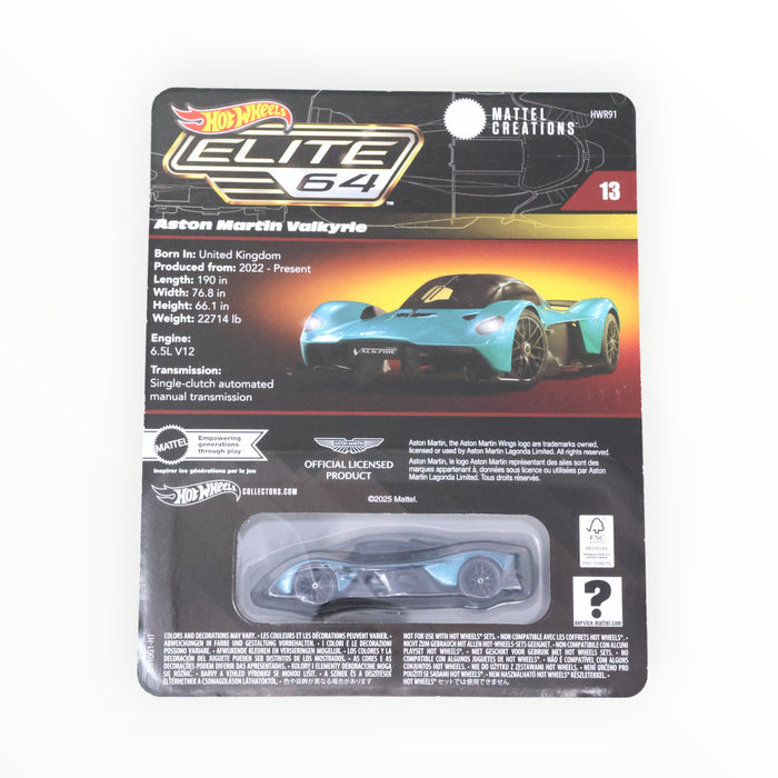 Hot Wheels Aston Martin Valkyrie - Elite 64 (2025) #13