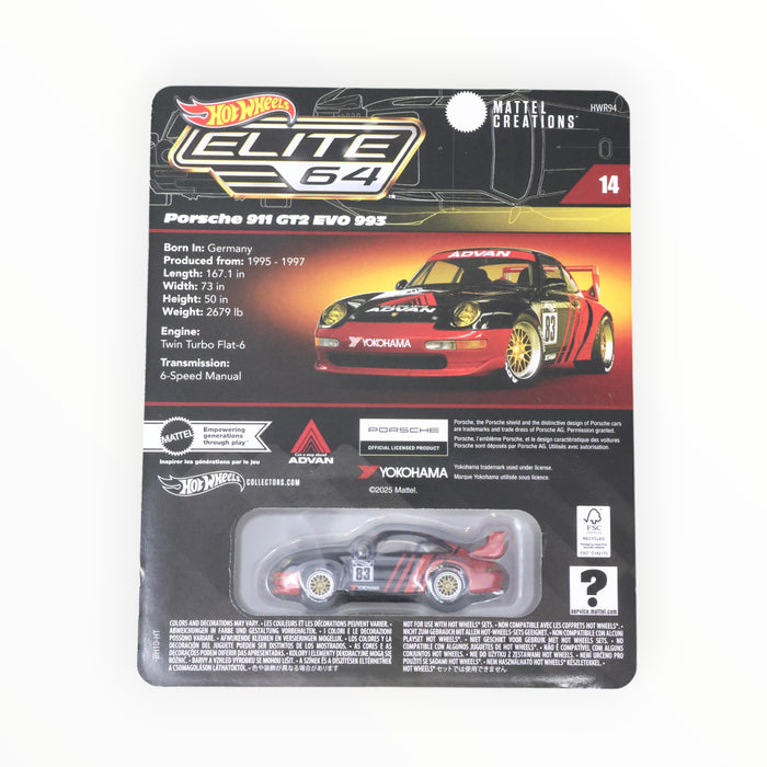 Hot Wheels Porsche 911 GT2 EVO 993 - Elite 64 (2025) #14