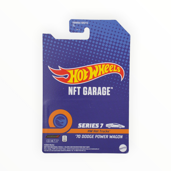 Hot Wheels 70 Dodge Power Wagon - NFT Garage (2024) #43