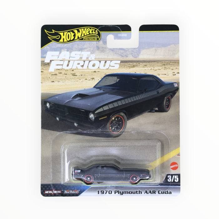 Hot Wheels 1970 Plymouth AAR Cuda - Fast & Furious Premium (2024) 3/5