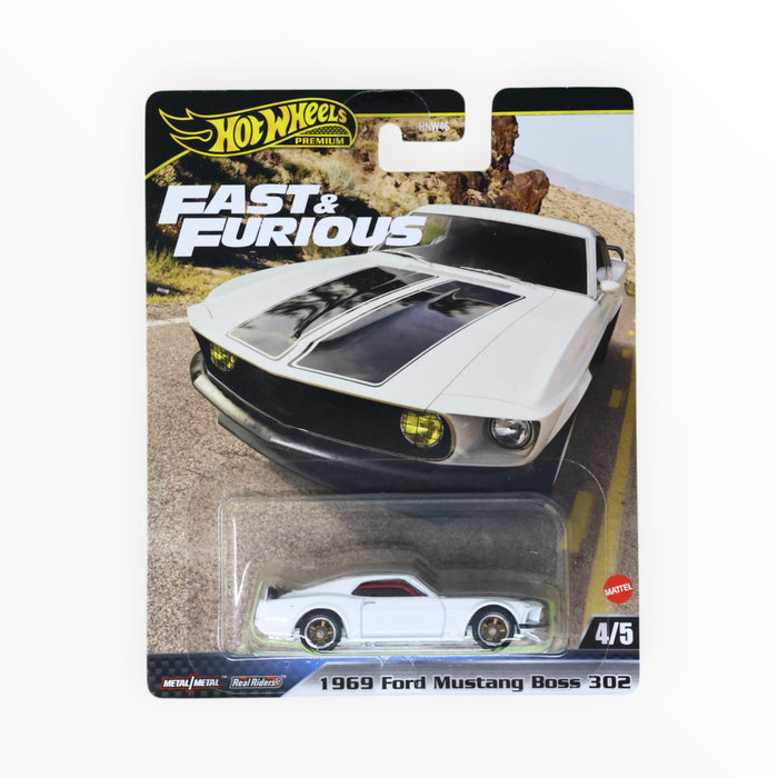 Hot Wheels 1969 Ford Mustang Boss 302 - Fast & Furious Premium (2024)