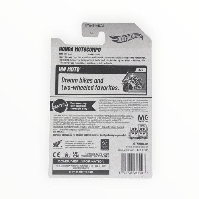 Hot Wheels Honda Motocompo - Mainline (2025) 181/250