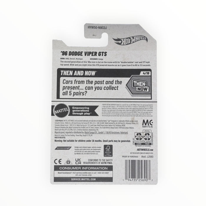 Hot Wheels '96 Dodge Viper GTS - Mainline (2025) 176/250