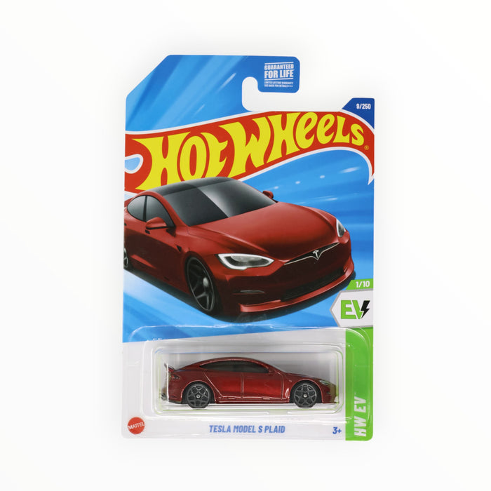 Hot Wheels Tesla Model S Plaid - Mainline (2025) 246/250