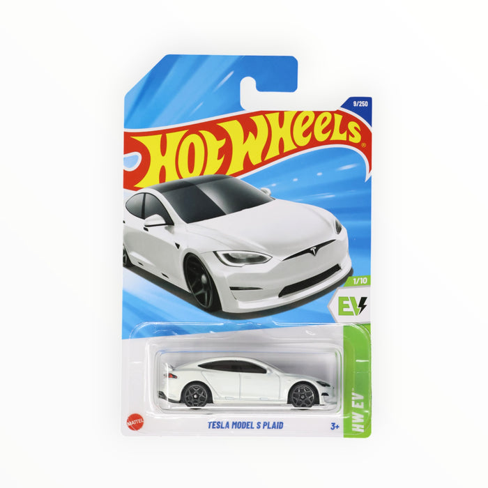 Hot Wheels Tesla Model S Plaid - Mainline (2025) 111/240