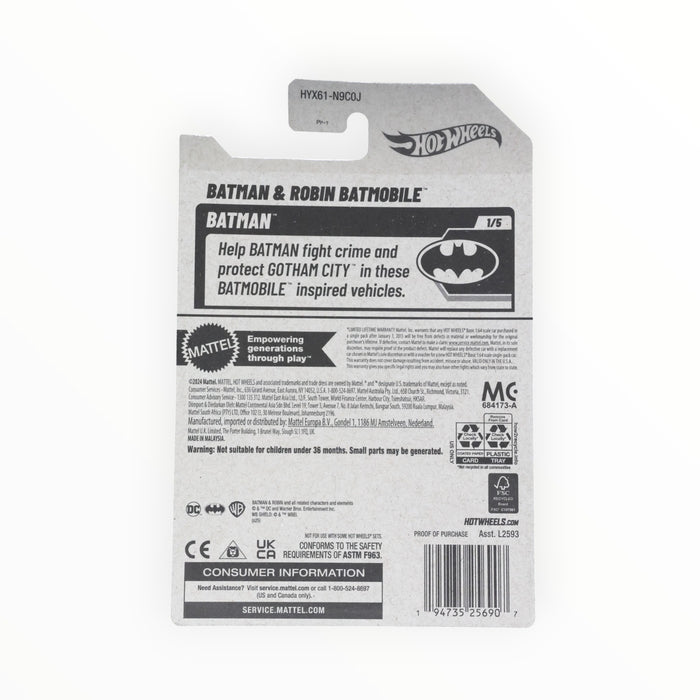 Hot Wheels Batman and Robin Batmobile - Mainline (2025) 2/250
