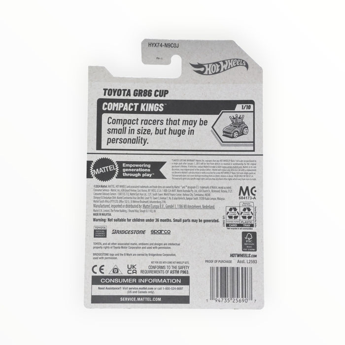 Hot Wheels Toyota GR86 Cup - Mainline (2025) 79/250