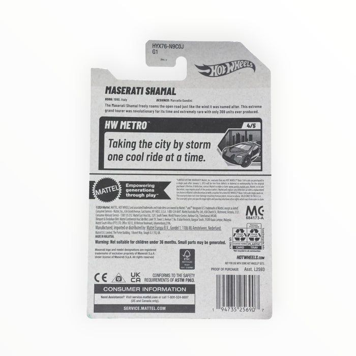 Hot Wheels Maserati Shamal - Mainline (2025) 58/250